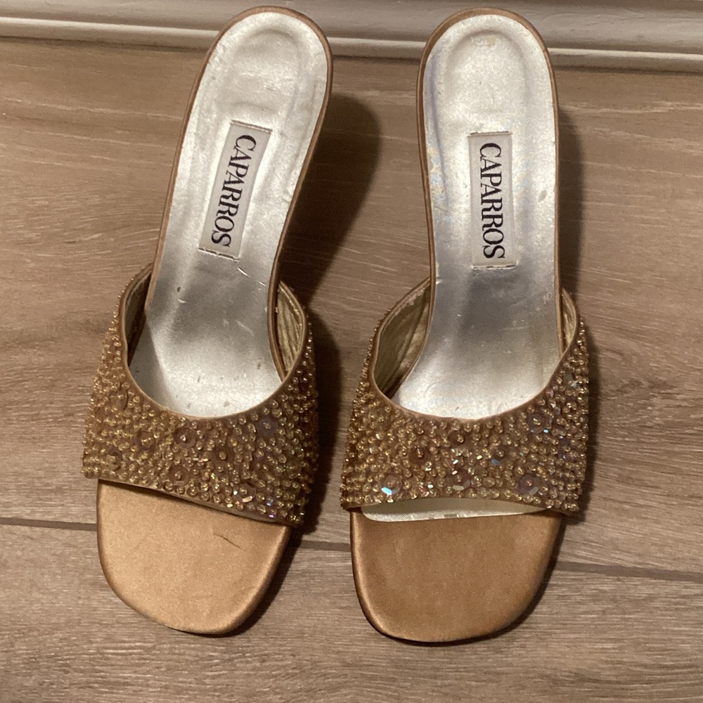 Women’s Caparros Gold Embellished Dress Shoes